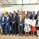 Stakeholders pose for a group photo at the UPHIA preliminary results release on 1st October 2026. Released of preliminary findings of the 2025 Uganda Population-Based HIV Impact Assessment (UPHIA 2025), a national household survey that provides a current picture of the country’s HIV response and selected non-communicable disease indicators, Ministry of Health-overall leadership, Makerere University School of Public Health (MakSPH)-prime implementing organisation, working with UVRI, UBOS, regional referral hospitals and local governments. Funded by PEPFAR through the U.S. CDC, 1st October 2026, Uganda Media Centre, Kampala Uganda, East Africa.