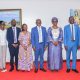 Prof. Barnabas Nawangwe (4th R) and Mrs. Anne Twinomugisha Muhairwe (3rd R) with the delegation during the visit on 5th October 2026. Makerere University welcomed Mrs. Anne Twinomugisha Muhairwe, the Deputy Inspector General of Government (DIGG) and her delegation for a courtesy visit ahead of the International Ombuds Day 2026 commemoration under the theme “Ombuds: Office of Options”, 5th October 2026, Main Building, Makerere University, Kampala Uganda, East Africa.