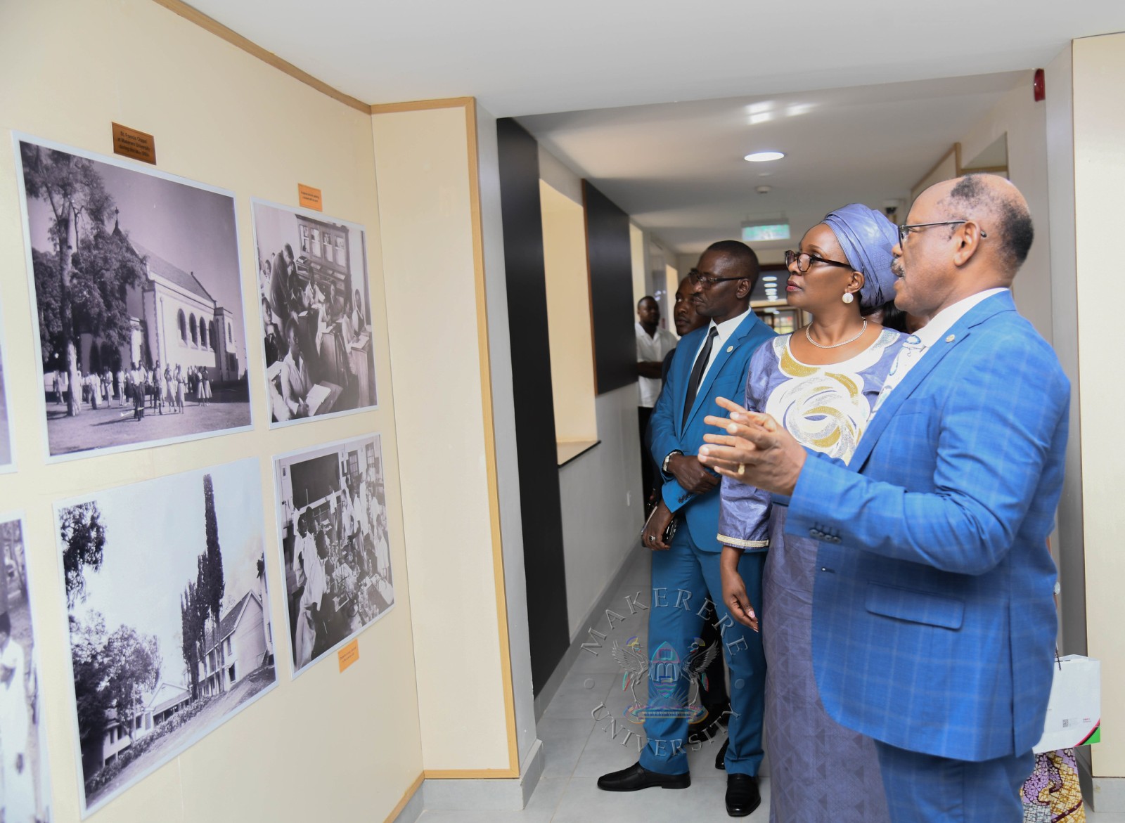 Prof. Barnabas Nawangwe shows Mrs. Anne Twinomugisha Muhairwe around the Makerere Museum. Makerere University welcomed Mrs. Anne Twinomugisha Muhairwe, the Deputy Inspector General of Government (DIGG) and her delegation for a courtesy visit ahead of the International Ombuds Day 2026 commemoration under the theme “Ombuds: Office of Options”, 5th October 2026, Main Building, Makerere University, Kampala Uganda, East Africa.