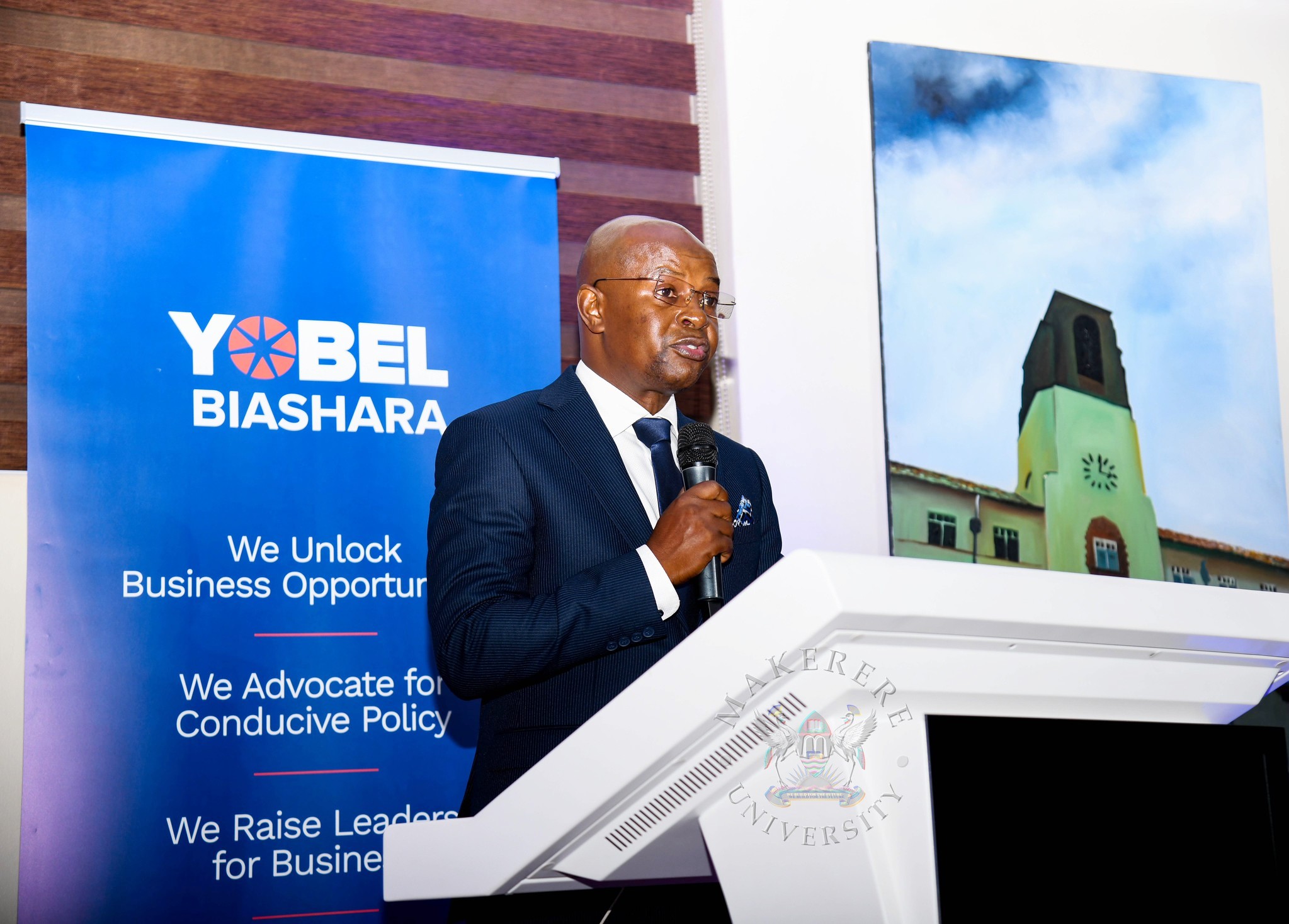 Prof. Edward Bbaale. YOBEL Biashara Conference 2026, theme: Africa's Agency in an Era of Geopolitical Change-Trade, Investment and Economic Transformation, Makerere University School of Public Health Auditorium, 30th September 2026, Makerere University, Kampala Uganda, East Africa.